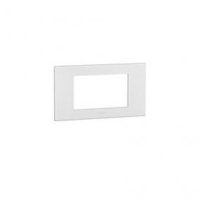 Legrand Arteor Mirror White Cover Plate With Frame For Shaver Socket, 3 M, 5750 74